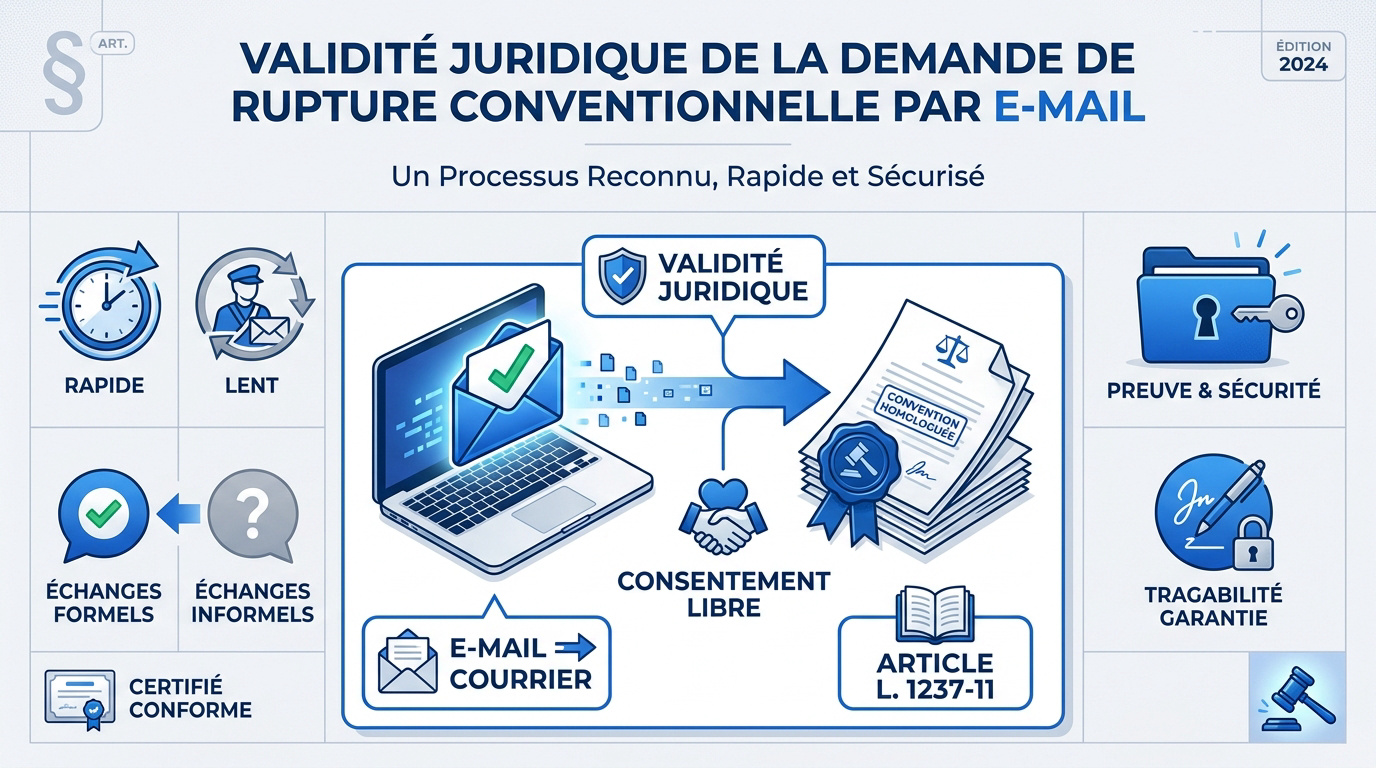 Validité juridique du mail pour rupture conventionnelle