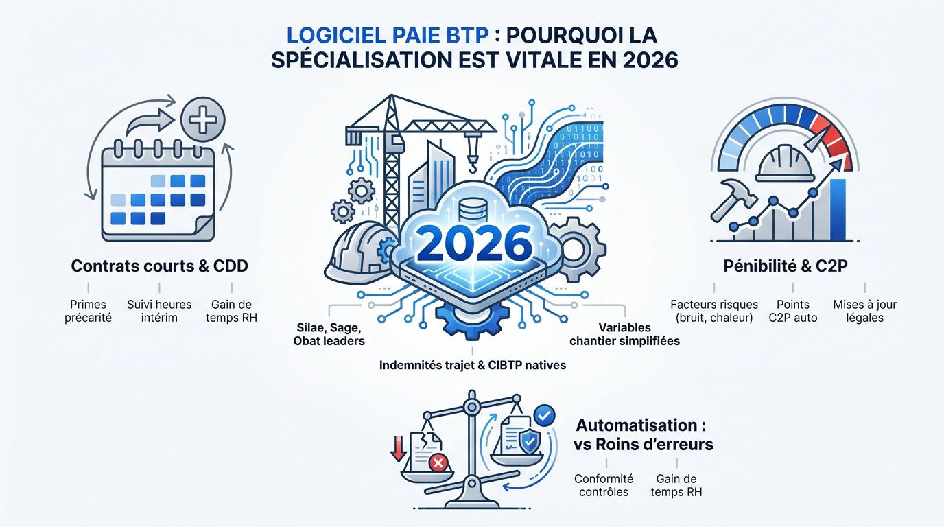 Gestion de la paie spécialisée pour les entreprises du bâtiment en 2026